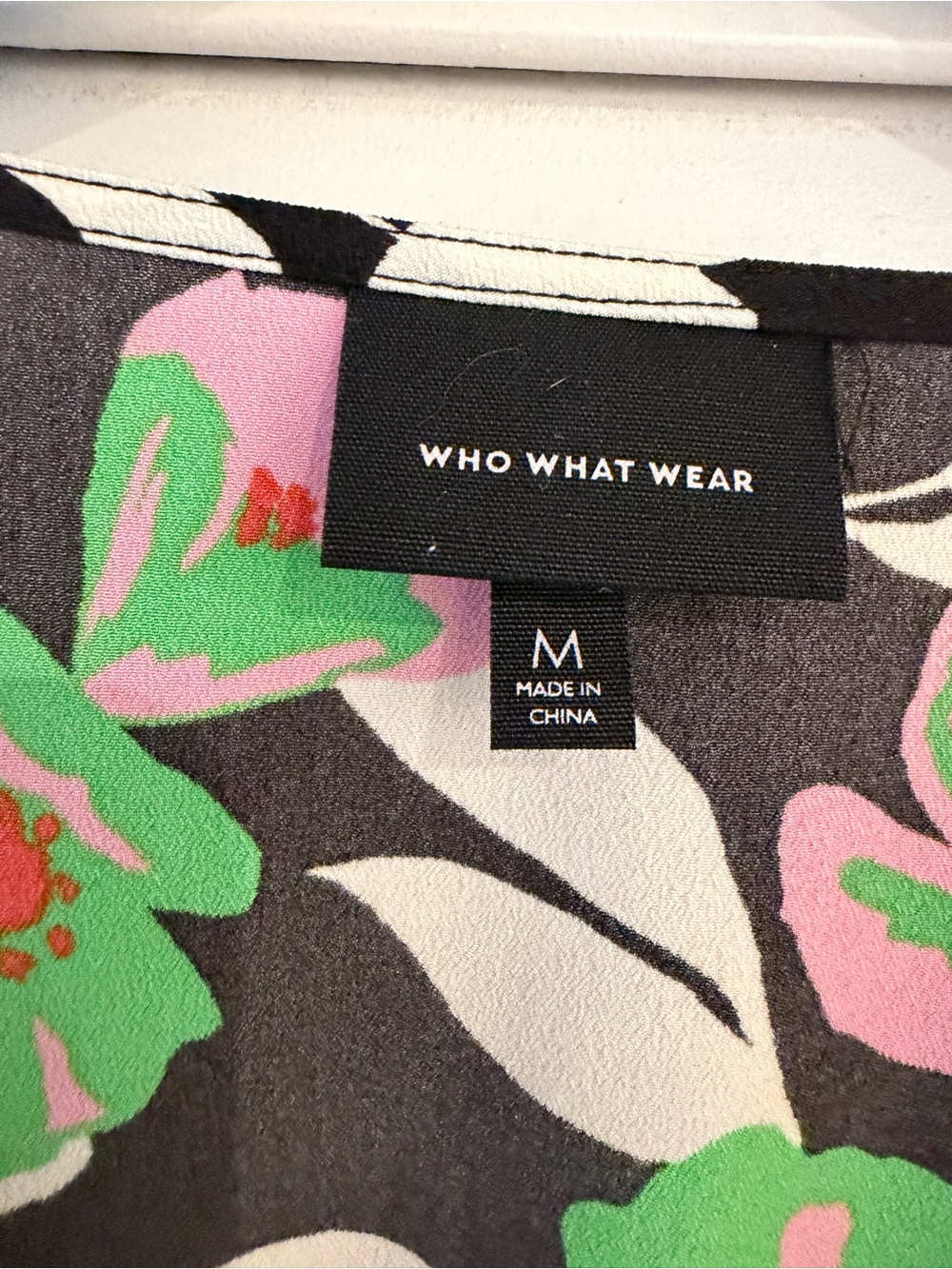 Who What Wear floral print sleeveless dress featuring a high-low hem. - Picture 3 of 13